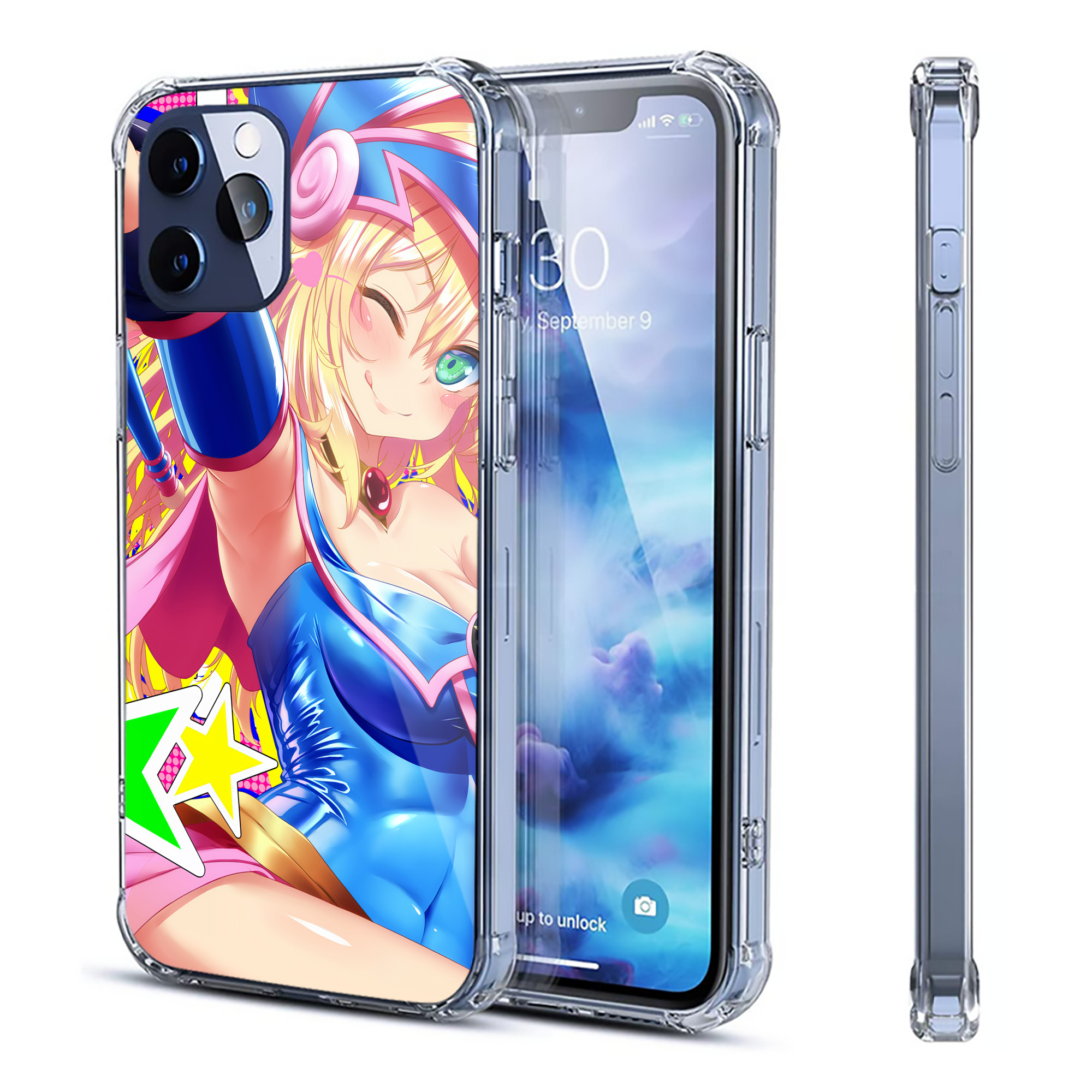 （画像用） 遊☆戯☆王 Yu-Gi-Oh! 【iPhone 12シリーズ対応】透明スマホケース（クリアソフトケース）